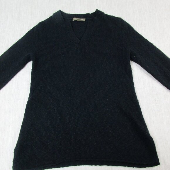 Tommy Bahama Sweater Women's Small Black Knitted Casual 3/4‎ Sleeve Pullover. - Picture 5 of 13